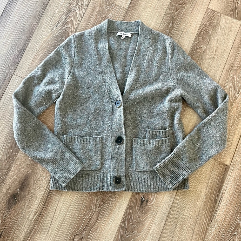Madewell Shrunken Cardigan Sweater